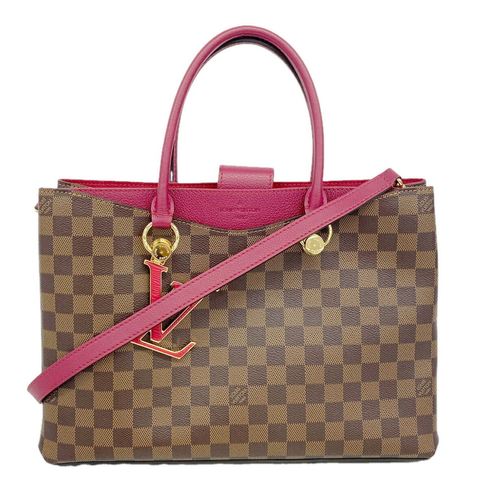 Louis Vuitton Damier LV Riverside Tote Bag N40052 (Lidovan 2-way bag for women)